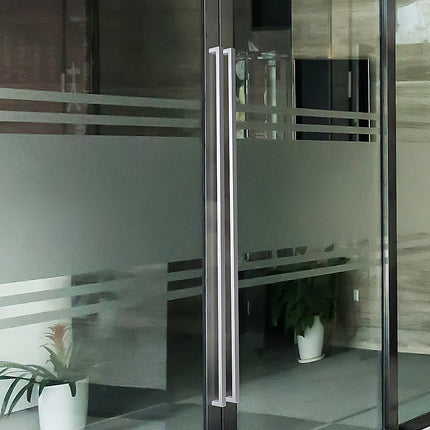 Entrance Door Pull Handle Brushed satin 1800mm.