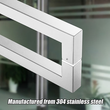 Entrance Door Pull Handle Brushed satin 1800mm.