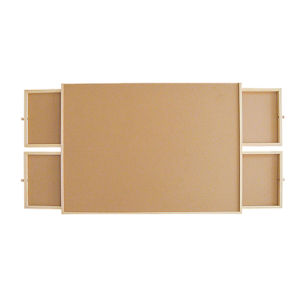 Wooden Jigsaw Puzzle Table Board Storage Table Tray Puzzle For Adult Kid.