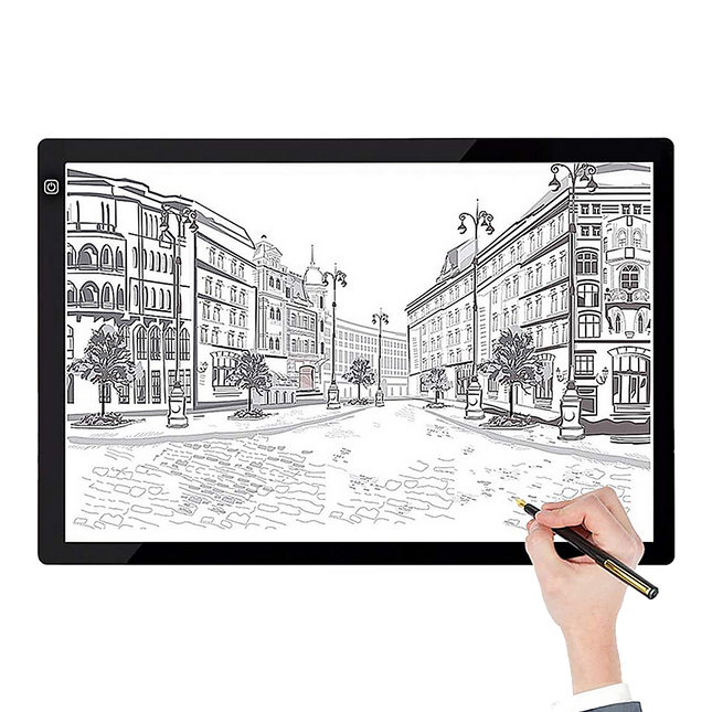 A2 LED Light Box Tracing Board Art Design Stencil Tattoo Copy Drawing Pad.
