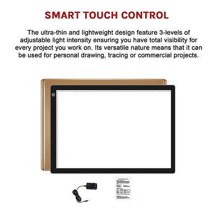 A2 LED Light Box Tracing Board Art Design Stencil Tattoo Copy Drawing Pad.