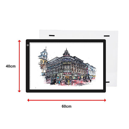 A2 LED Light Box Tracing Board Art Design Stencil Tattoo Copy Drawing Pad.