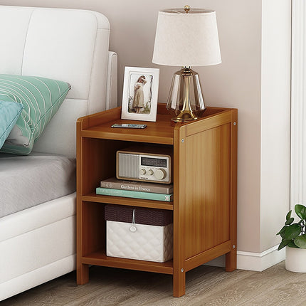 Bamboo Bedside Table Nightstand Storage Bedroom Sofa Side Stand.