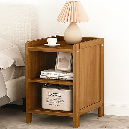 Bamboo Bedside Table Nightstand Storage Bedroom Sofa Side Stand.