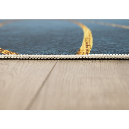 200x300cm Large Floor Blue Teal Rug – Modern Area Carpet for Bedroom & Lounge.