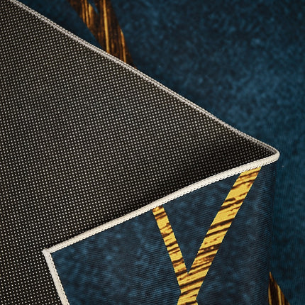 200x300cm Large Floor Blue Teal Rug – Modern Area Carpet for Bedroom & Lounge.