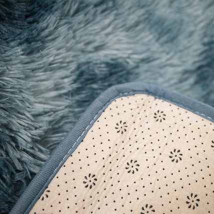 200x300cm Large Floor Soft Blue Fluffy Rug – Modern Area Carpet for Bedroom & Lounge.