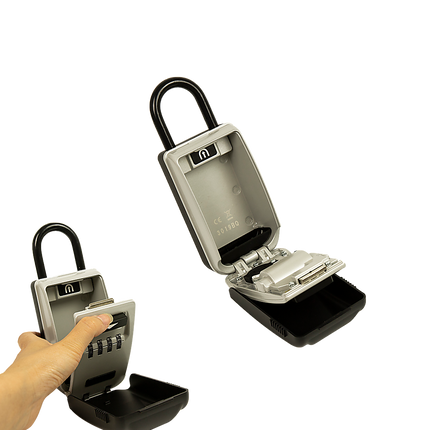 Security 4 Digit Combination Cable Lock Box With Luminous Dials.