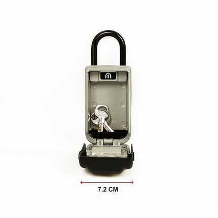 Security 4 Digit Combination Cable Lock Box With Luminous Dials.