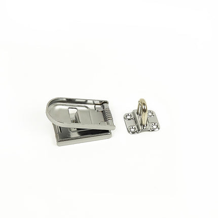 Security Lock Hardened Steel Fixed Staple Hasp 6-1/4 in. L.