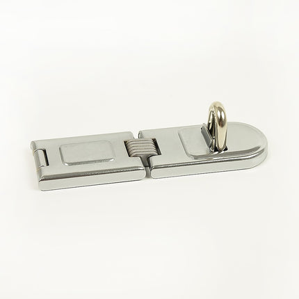 Security Lock Hardened Steel Fixed Staple Hasp 6-1/4 in. L.