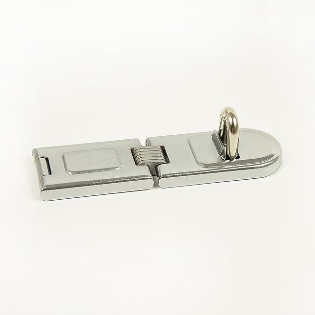 Security Lock Hardened Steel Fixed Staple Hasp 6-1/4 in. L.