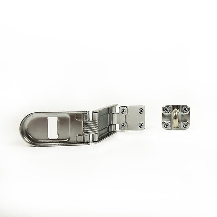 Security Lock Hardened Steel Fixed Staple Hasp 6-1/4 in. L.