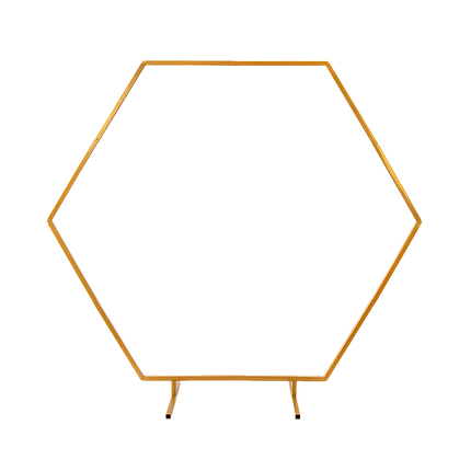 2M Wedding Hex Arch Backdrop Flower Display Stand Frame Background.