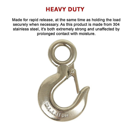 Grappling Hook 1T Crane Scale Sliding Stainless Steel Lifting Rigging Accessories.