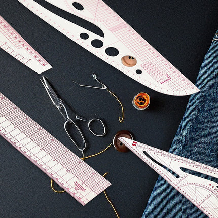 9pc French Curve Ruler Set DIY Sewing Pattern Measuring Tool for Dressmaker.