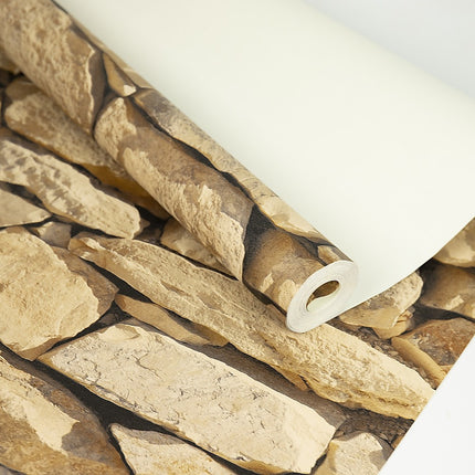 Rustic Rock Brick Wallpaper.