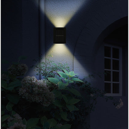 2pc Outdoor Solar LED Deck Lights Garden Patio Pathway Stairs Warm White.