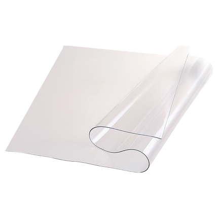 PVC Tablecloth Protector Table Cover Dining Table Cloth Plastic 2134x1070mm 1.5mm.