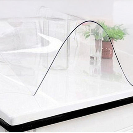 PVC Tablecloth Protector Table Cover Dining Table Cloth Plastic 2134x1070mm 1.5mm.