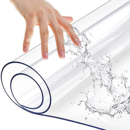 PVC Tablecloth Protector Table Cover Dining Table Cloth Plastic 2800x1170mm 2.0mm.