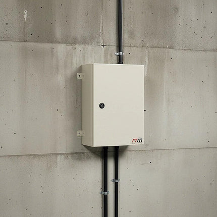 Carbon Steel Electrical Enclosure Box IP65 Wall Mount 400 x 300 x 200 mm.