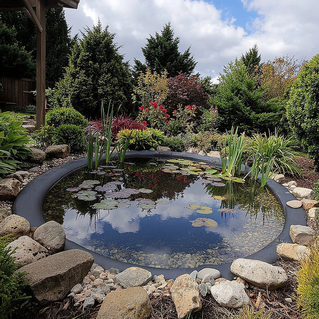 Fish Pond Liner 3 x 4.6m x 0.5mm Garden Pool Membrane Reinforced.