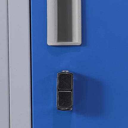 12-Door Locker for Office Gym Shed School Home Storage - Standard Lock with 2 Keys.