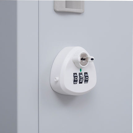 12-Door Locker for Office Gym Shed School Home Storage - Standard Lock with Keys.
