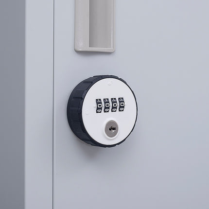 12-Door Locker for Office Gym Shed School Home Storage - Standard Lock with Keys.