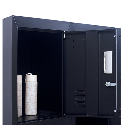12-Door Locker for Office Gym Shed School Home Storage - Standard Lock with Keys.
