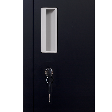 12-Door Locker for Office Gym Shed School Home Storage - Standard Lock with Keys.