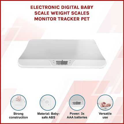 Electronic Digital Baby Scale Weight Scales Monitor Tracker Pet.
