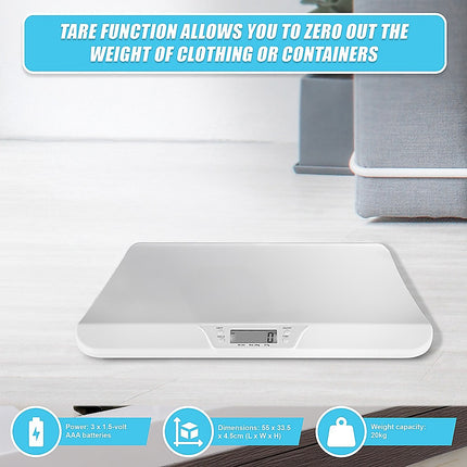 Electronic Digital Baby Scale Weight Scales Monitor Tracker Pet.