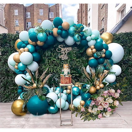 3M Gold Wedding Hoop Round Circle Arch Backdrop Flower Display Stand Frame Background.