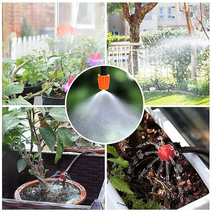 Drip Irrigation System Plant Self Garden Watering Hose Spray Kit.
