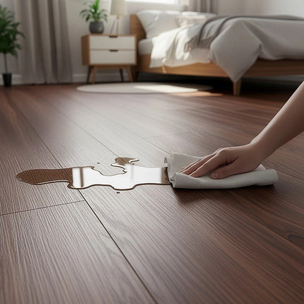 Vinyl Floor Tiles Self Adhesive Flooring Teak Wood Grain 16 Pack 2.3SQM.