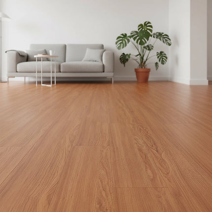 Vinyl Floor Tiles Self Adhesive Flooring African Mahogany Wood Grain 16 Pack 2.3SQM.