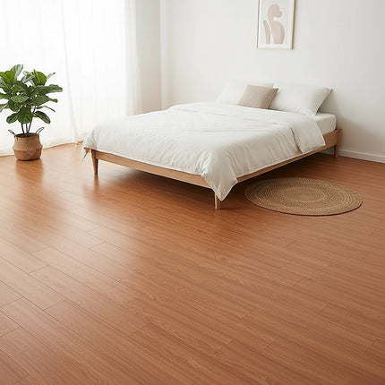 Vinyl Floor Tiles Self Adhesive Flooring African Mahogany Wood Grain 16 Pack 2.3SQM.