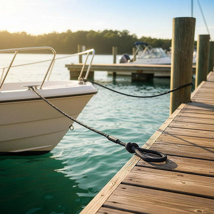 4 Pack Marine Bungee Dock Line Boat Mooring Rope Anchor Cord Stretch.