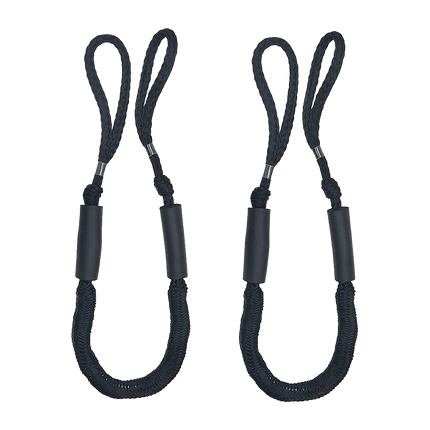 4 Pack Marine Bungee Dock Line Boat Mooring Rope Anchor Cord Stretch.