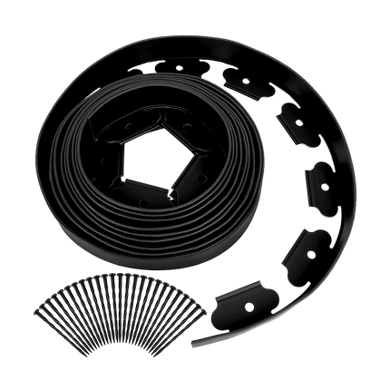 Landscape No Dig Lawn Garden Edging Kit 10m Flexible Durable Border Paver.