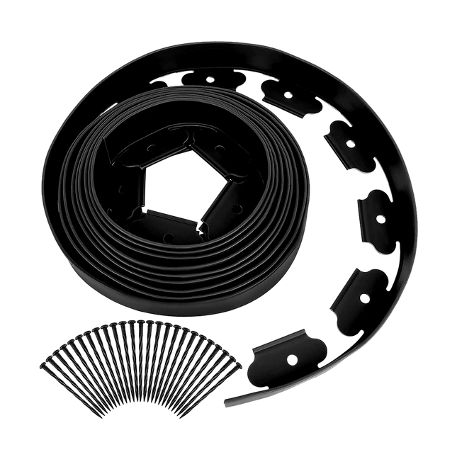 Landscape No Dig Lawn Garden Edging Kit 10m Flexible Durable Border Paver.