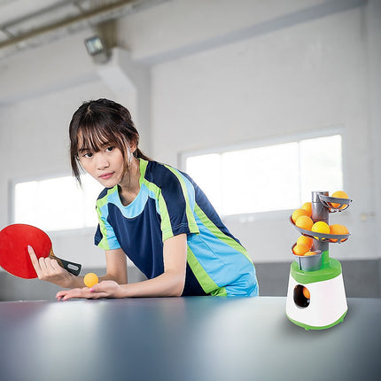Table Tennis Pong Robot Automatic Ball Launcher Training Machine.