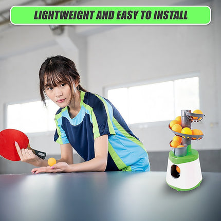 Table Tennis Pong Robot Automatic Ball Launcher Training Machine.