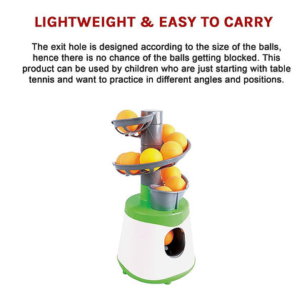 Table Tennis Pong Robot Automatic Ball Launcher Training Machine.