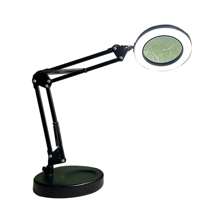 10X Magnifying Glass Desk Light Magnifier LED Lamp Reading Lamp With Base.