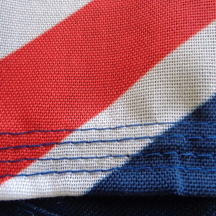 Australian Flag Heavy Duty Woven Spun Poly Australia Flag Metal Clips.