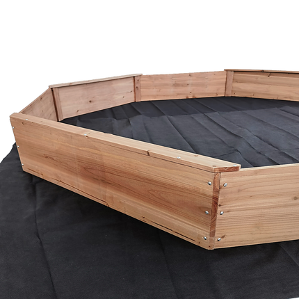 Kids Sand Pit Large Octagonal Wooden Sandpit.