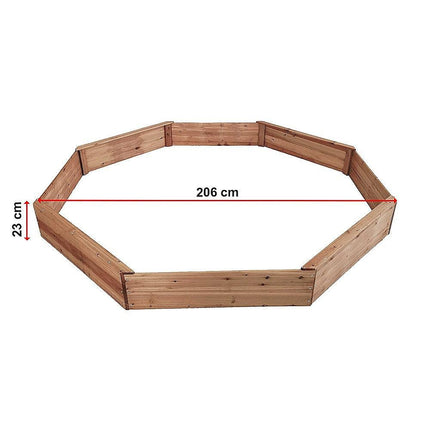 Kids Sand Pit Large Octagonal Wooden Sandpit.